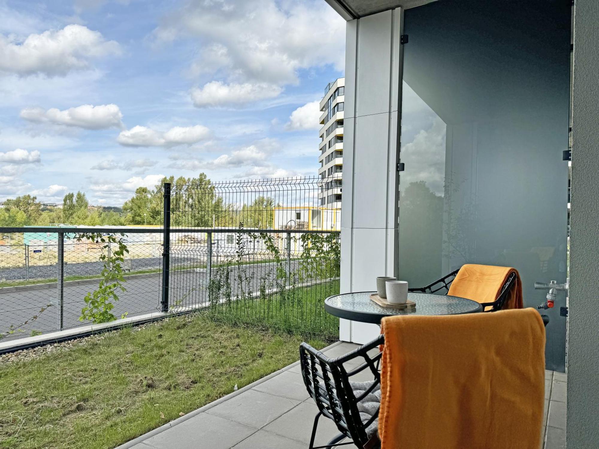 Lejlighed New Studio, King Bed, Free Parking, Terrace Prag